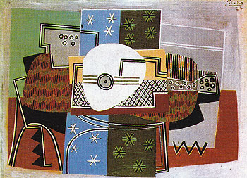 Still Life with Mandolin 1924 - Pablo Picasso reproduction oil painting