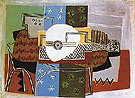 Still Life with Mandolin 1924 - Pablo Picasso reproduction oil painting