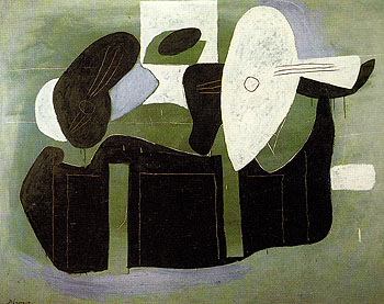 Musical Instruments on a Table 1925 - Pablo Picasso reproduction oil painting