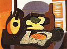 Still Life with a Cake 1924 - Pablo Picasso reproduction oil painting