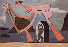 Ballplayers on the Beach 1928 - Pablo Picasso