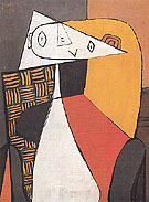 Seated Woman Figure 1930 - Pablo Picasso reproduction oil painting