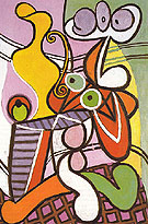 Large Still Life on a Pedestal Table 1931 - Pablo Picasso
