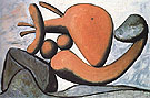 Woman Throwing a Stone 1931 - Pablo Picasso reproduction oil painting