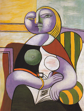Reading 1932 - Pablo Picasso reproduction oil painting