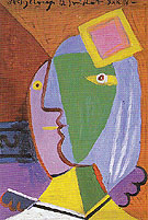 Woman with Cap 1934 - Pablo Picasso reproduction oil painting