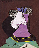 Lady in a Straw Hat 1936 - Pablo Picasso reproduction oil painting