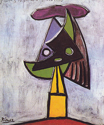 Head of a Woman Olga Picasso 1935 - Pablo Picasso reproduction oil painting