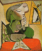 Portrait of a Woman 1936 - Pablo Picasso reproduction oil painting
