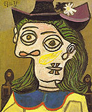 Woman with Mauve Hat 1939 - Pablo Picasso reproduction oil painting