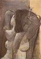 Female Nude 1941 - Pablo Picasso reproduction oil painting