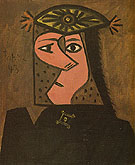 Bust of a Woman 1943 - Pablo Picasso reproduction oil painting
