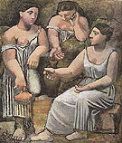 Three Women at the Spring 1921 - Pablo Picasso reproduction oil painting
