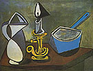 Pitcher Candle and Enamel Saucepan 1945 - Pablo Picasso