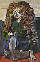 Portrait of Madame H.P. 1952 - Pablo Picasso reproduction oil painting