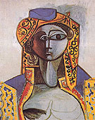 Jacqueline in Turkish Costume 1955 - Pablo Picasso