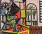 Woman in the Studio 1956 - Pablo Picasso reproduction oil painting