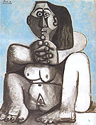 Seated Nude 1959 - Pablo Picasso