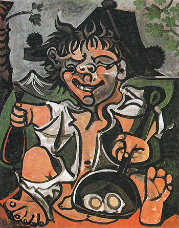 El Bobo 1959 - Pablo Picasso reproduction oil painting