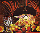 Still Life by Lamplight 1962 - Pablo Picasso reproduction oil painting