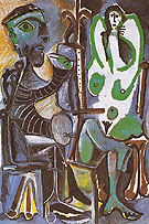 The Artist and His Model 1963 - Pablo Picasso