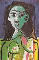 Portrait of Jacqueline 1963 - Pablo Picasso