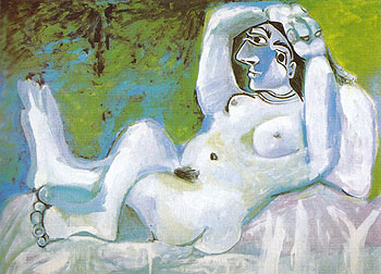 Large Nude 1964 - Pablo Picasso reproduction oil painting