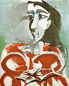 Portrait of Jacqueline 1965 - Pablo Picasso