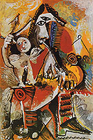 Masketeer and Cupid 1969 - Pablo Picasso