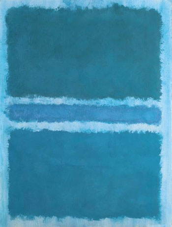 Blue Divided by Blue - Mark Rothko reproduction oil painting