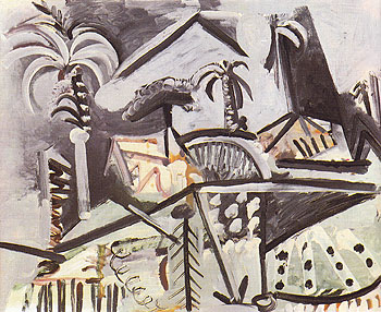 Landscape 1972 - Pablo Picasso reproduction oil painting