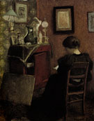 Woman Reading 1895 - Henri Matisse