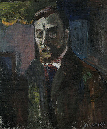 Self Portrait 1900 - Henri Matisse reproduction oil painting