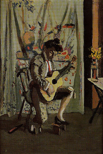 The Guitarist c1902 - Henri Matisse reproduction oil painting