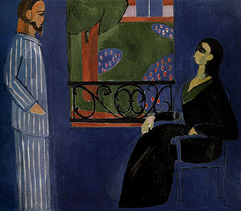 Conversation c1908 - Henri Matisse reproduction oil painting