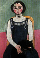 Marguerite with a Black Cat 1910 - Henri Matisse