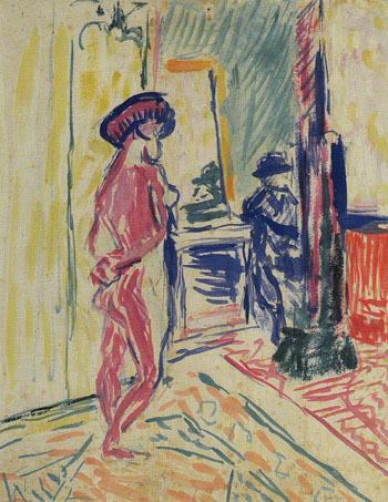 Marguet Painting a Nude c1904 - Henri Matisse reproduction oil painting