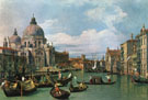 The Grand Canal and the Church of the Salute,1730 - Giovanni Antonio Canal Canaletto reproduction oil painting