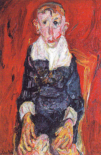 The Village Idiot c1920 - Chaim Soutine reproduction oil painting