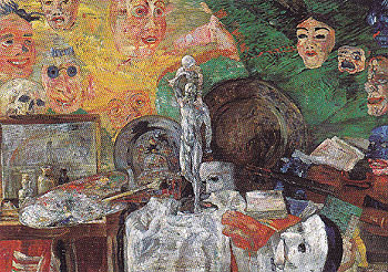 Still Life in the Studio 1889 - James Ensor reproduction oil painting