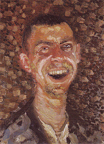 Self portrait Laughing 1908 - Richard Gerstl reproduction oil painting