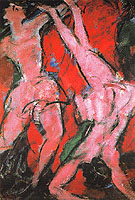 Acrobats 1916 - Christian Rohlfs