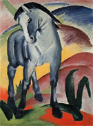 Blue Horse I 1911 - Franz Marc reproduction oil painting