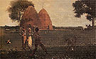 Weaning the Calf 1875 - Winslow Homer reproduction oil painting