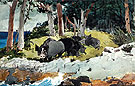 Bermuda Settlers 1901 - Winslow Homer reproduction oil painting