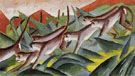 Monkey Frieze 1911 - Franz Marc