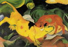 Cows Yellow Red Green 1912 - Franz Marc