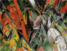 In the Rain 1912 - Franz Marc reproduction oil painting