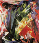 Birds 1914 - Franz Marc reproduction oil painting