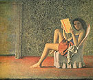 Katia Reading c1968 - Balthus reproduction oil painting